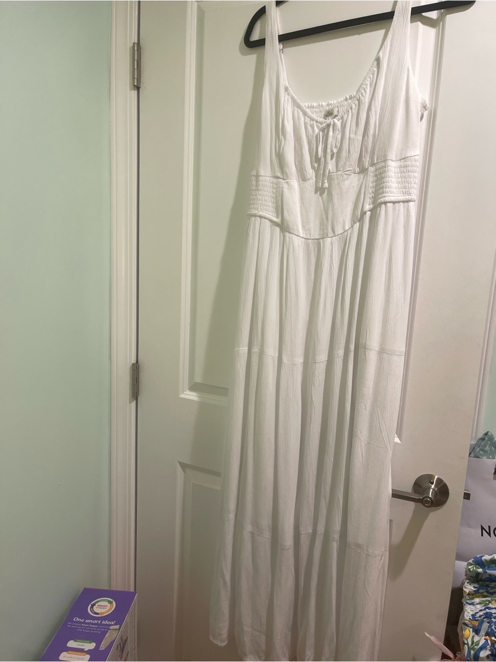 Hollister Sofia Side-Smocked Maxi Dress